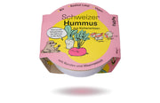 Hummus mit Randen und Meerrettich