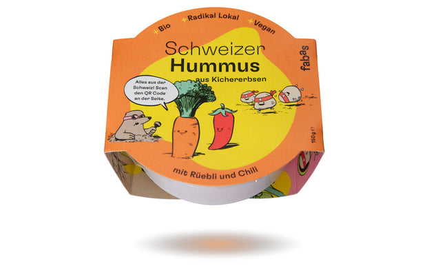 Hummus mit Rüebli und Chili